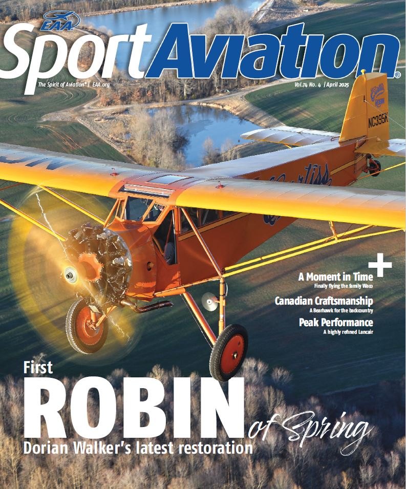 EAA Sport Aviation Magazine cover