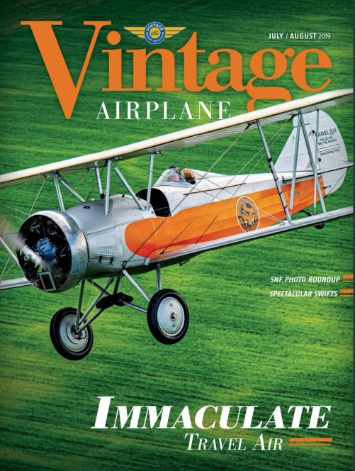 Vintage Airplane Magazine cover
