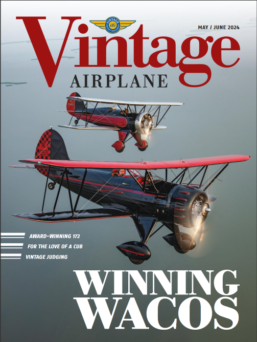 Vintage Airplane Magazine cover