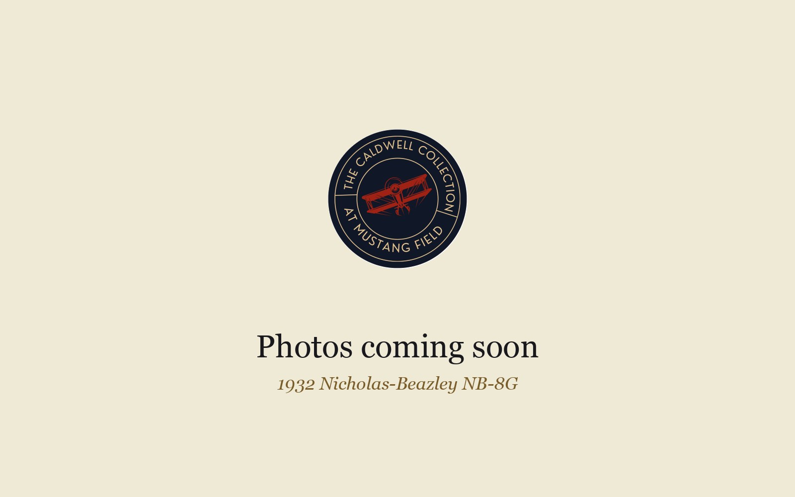 1932 Nicholas-Beazley NB-8G
