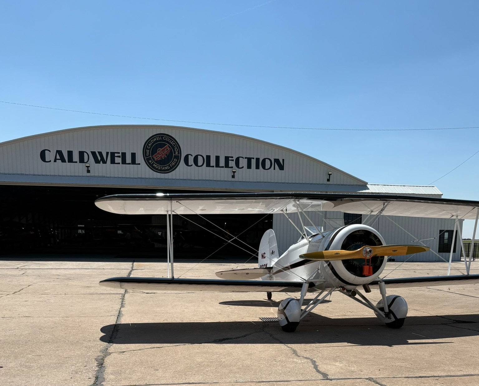 Great Lakes 2T-1 at Mustang Field today